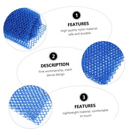 BIUDECO 3pcs Bath Skin Cleaning Scrubber Comfortable Exfoliating Towels Lightweight Mesh Cloth for Thorough Body Cleansing and Foaming Easy to Use Shower Tool