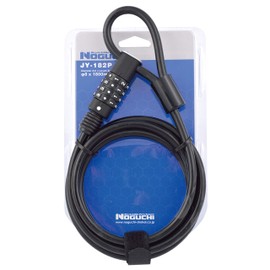NOGUCHI JY-182P Variable Dial Wire Lock, Black, Diameter 0.3 x 70.9 inches (8 x 1800 mm)