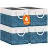 Fab totes Storage Bins [4-Pack], Foldable Storage Baskets for Organizing