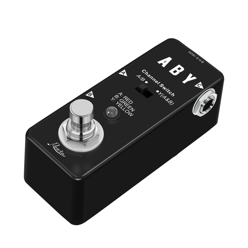 Rowin ABY BOX Guitar Pedal A/B/Y Switch Box for Electric