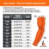 B-Driven Sports Select-Grade White Arm Compression Sleeve - True Protection