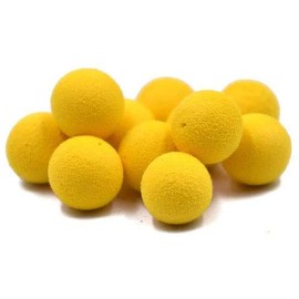Namvo 1 Box of 30pcs Fishing Bait Smell Balls Carp Bait Floating Fishing Bait Artificial Bait Beads Pops Up Odour Balls for Fishing Yellow Corn 8 mm