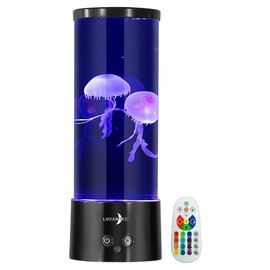 Lunartec LED Bed Lamps: LED Jellyfish Light, 17 Colours, 4 Modes, 3 Brightness, Remote Control (Jellyfish Lamps, Aquarium Decoration Lamp)