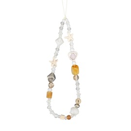 Tinoaly Beaded Camera Wrist Strap, Island Beach Style Digital Camera Charm Strap Phone Lanyard Aesthetic Keychain Phone Bag Accessories