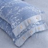 OREISE Duvet Cover Set Full/Queen Size Washed Cotton Yarn, Jacquard