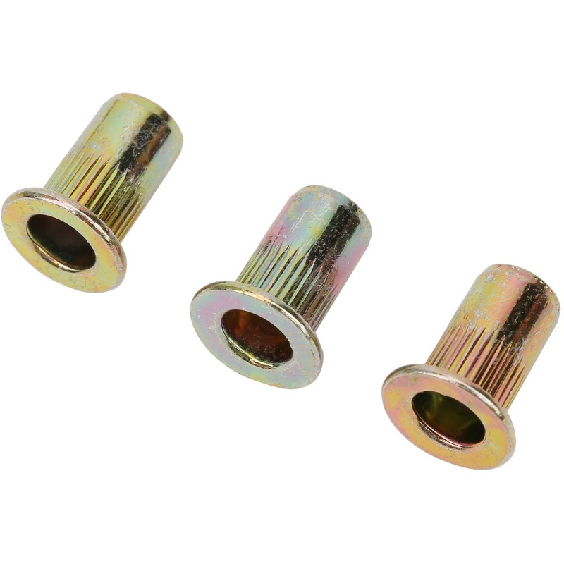 150pcs M4 Color Zinc Plating Rivet Nuts Quick Riveting Automobiles