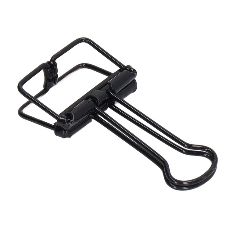 80Pcs Hollow Binder Clips 0.7in Sturdy Metal Hollow Out Strong