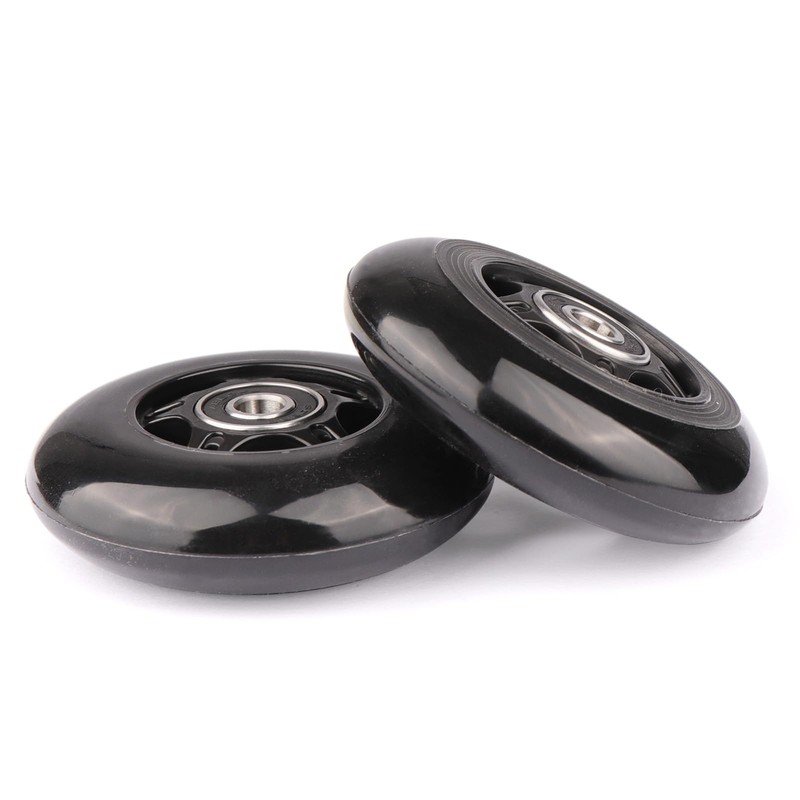 WHEELGOO 2-Pack PU Luggage Suitcase Replacement Wheels Repair Kit w/ABEC-7