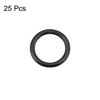 sourcing map Pack of 25 Nitrile Rubber O-Rings 7.5 mm