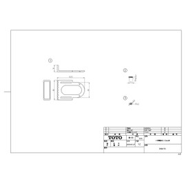 TOTO EWB478 Gap Adjuster