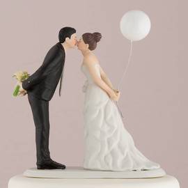 Weddingstar Leaning in for a Kiss Couple Figurine