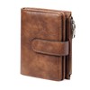 GOIACII Small Wallet Women RFID Blocking Trifold Clutch Ladies Credit