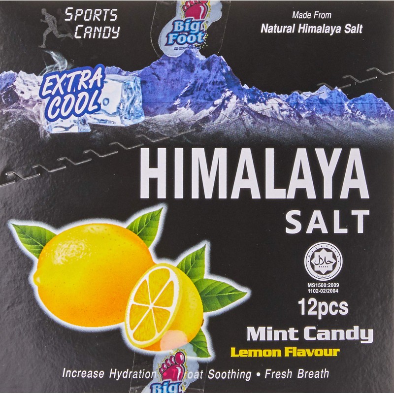 Big Foot Himalaya Salt Candy 12g Box 12 Pack