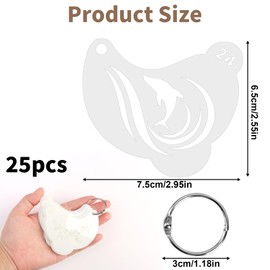 25 Pieces Face Paint Stencils Reusable Christmas Face Paint Templates Face Painting Stencils for Kids Body Eye Tattoo Face Paint Stencils Xmas Gift for Kids Birthday Party Makeup Art Cosplay