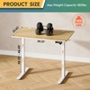 DEVAISE 40 X 24 Inches Electric Standing Desk,Height Adjustable Stand