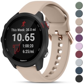 Meliya for Garmin Forerunner 245/245 Music Band, Garmin Forerunner645/645 Music Band, Garmin Forerunner 55/158 Band, 20mm Replacement Band for Venu 2 Plus/Venu Sq/Vivoactive 3/Vivomove