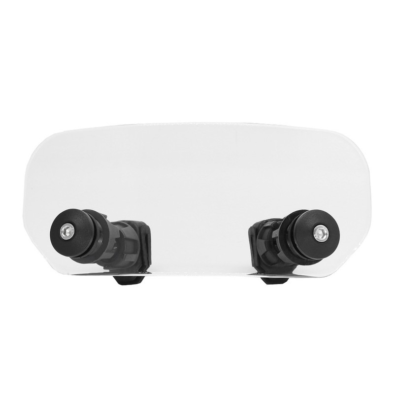 Motorcycle Windshield Extension Universal Adjustable Airflow Windscreen Extender Fits All
