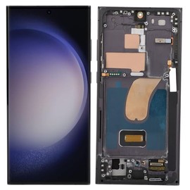 Dpofirs AMOLED para Reemplazo de Pantalla S23 Ultra, Conjunto de Pantalla Táctil de Teléfono de 6,8 Pulgadas con Herramientas, Pantalla Digitalizadora con Marco, para S23 Ultra 5G SM