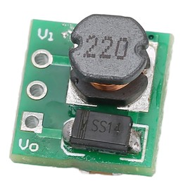 DC Boost Converter Module, Voltage Step Up Board DC 1.5V 1.8V 2.5V 3V 3.3V 3.7V 4.2V to DC 5V Boost Converter Module