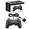 Cipon PS2 Controller, Wired Controller Compatible with PS2 Console, Black