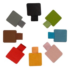 WFGKPXC Pen Holder, Notebook, Pen Holder, Elastic Lost Prevention, Pen Case, Pen Case, Notebook/Diary, Sketchbook, Calendar, Ballpoint Pen, Tablet, Leather (Pack of 8)