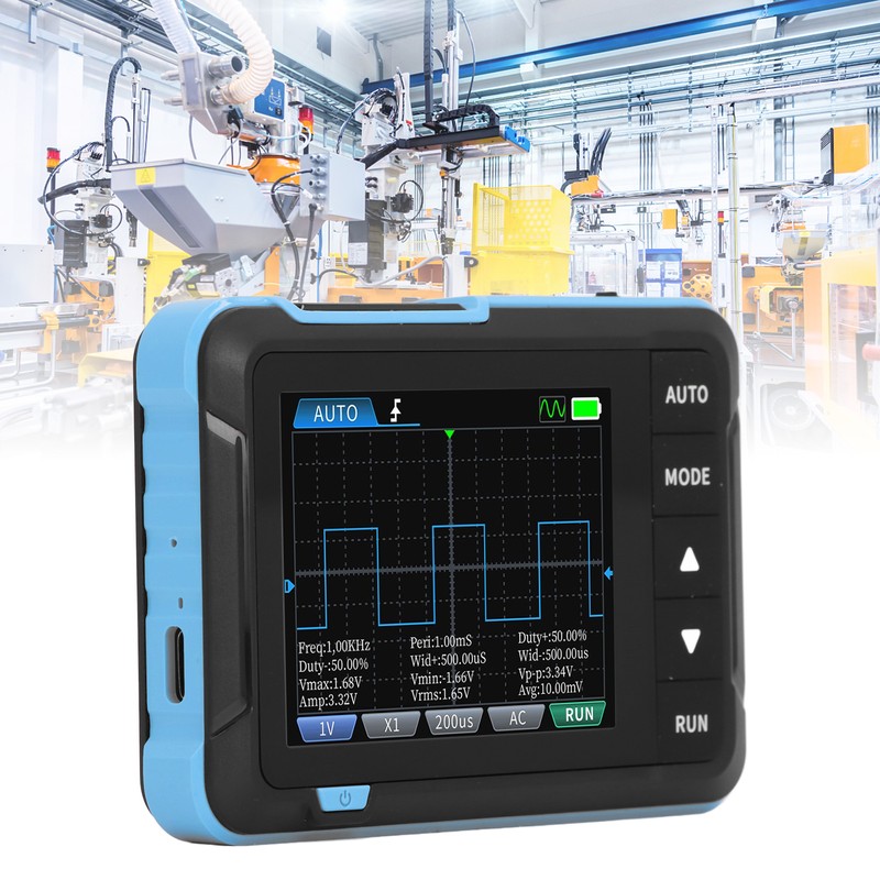 Handheld Mini Oscilloscope 2.8in TFT 1M Bandwidth 5.0MS/s Sampling Rate