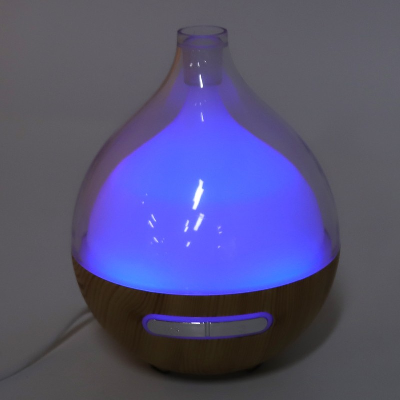 Wood Grain Humidifier USB Power Supply Aromatherapy Diffuser with Night