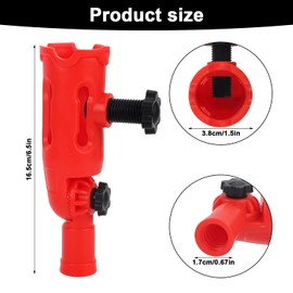 BOXOB Multi-Angle Paint Brush Extender, Extension Pole Attachments for Paint Brushes and Rollers Edger Painting Tool Adaptor with Rotating Head for High Ceiling Walls Corners