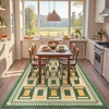 nesrt Washable 5x7 Area Rugs for Living Room Checkered, Modern