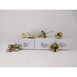 Weslock Impresa Knob 01300--I3SL20 Entry Handle Interior Pack, Polished Brass