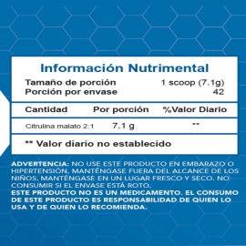 Essentials Citrulina Malato 300 Gr Sabor Sin sabor
