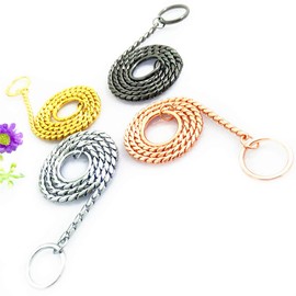 Dog P Snake Chain Chrome Plated Metal Dog Training Choke/Collar-Fully Guaranteed Against Rust Tarnish or Breakage-Recommended for Professional Training (Sliver, 5mm * 26")