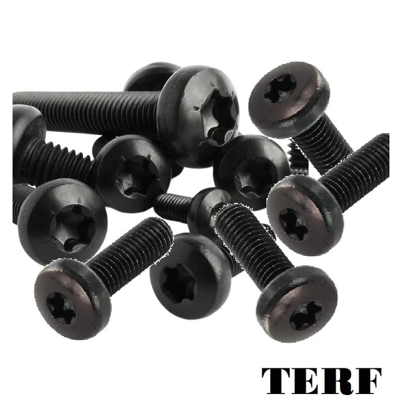 TERF® M3 X 10mm Torx Socket Pan Machine Screw Black