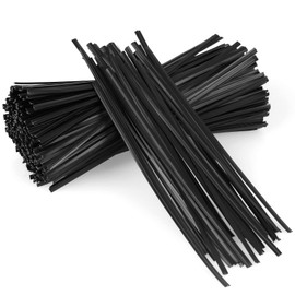 300 Pcs Plastic 5" Twist Ties for Bags, Wire Ties Reusable Twist Bread Ties for Household and Office Use