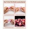 Amagic 4000 Pieces Pink Artificial Rose Petals with 50 Pink