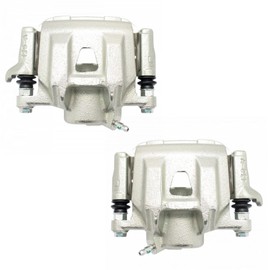 TRQ Rear Brake Caliper Set Compatible with 2004-2010 Toyota Sienna