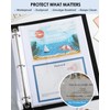 KTRIO Sheet Protectors 8.5 x 11 inch, Clear Page Protector