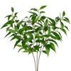 Briful Artificial Eucalyptus Stems with Seeds Real Touch Fake Branches
