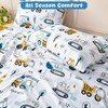 Twin Bed Sheets Set for Boys, 3-Piece Bed Sheet Set