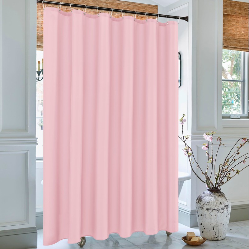 Biscaynebay Hotel Quality Fabric Shower Curtain Liners 72 Inch by