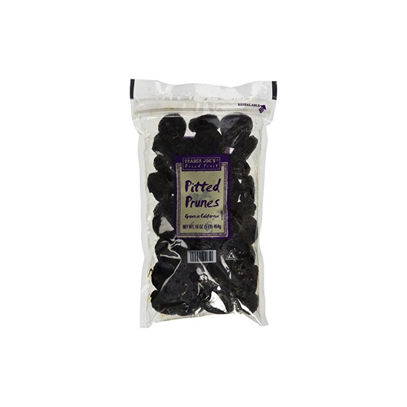 Trader Joe's Dried Fruit Pitted Prunes 3 Pack