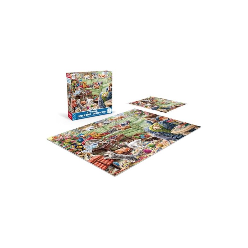 Ceaco - Paws Gone Wild - Kitty Chaos - Rompecabezas