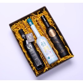 olivaoliva The Best Extra Virgin Olive Oils of the World (Jan Selection 2023) - Pack of 3 bottles of 500 ml (Cardboard Gift Box)