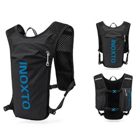 Lixada 5L Ultralight Hydration Backpack Trail Backpack Hydration Vest Breathable Hydration Pack Bicycle Backpack with 1.5L Water Bottle for Hiking, Running, Cycling, Camping, Marathoner