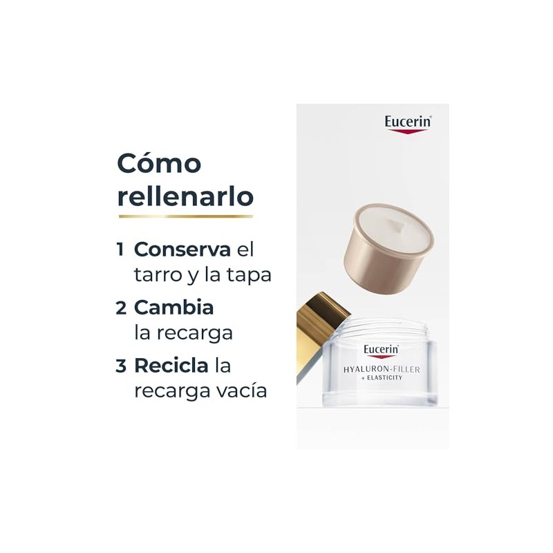 EUCERIN HYALURON-FILLER + ELASTICITY CREMA FACIAL DE NOCHE (Refill 50