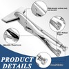 LANIAKEA 2PCS Locking Sheet Metal Clamps 9.4'' Heavy Duty Sheet