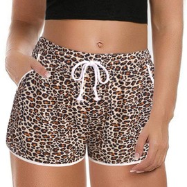 IN'VOLAND Women's Plus Size Swim Shorts Quick Dry Beach Boardshorts Floral Print Swimwear Bottom Trunks with Pockets 2025