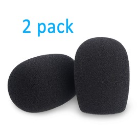 Rode VideoMicro Foam Cover Windscreen - Mic Pop Filter Wind Screen Fits Rode VideoMic Me Me-L Compact Microphone by YOUSHARES (2 PACK)