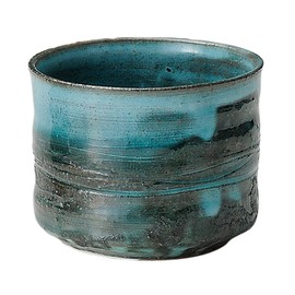 信楽焼 in to a (Wooden Box) Specialties Cup 碧水 3 – 1165