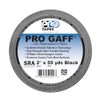 Pro Tapes Gaffer, color Negro, 2"